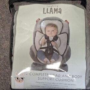 Laughing Llama Head and Body Support Cushion